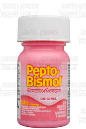 Pepto Bismol, Tablets, 24/Bottle