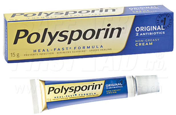 Polysporin, Antibiotic Cream, 15 g