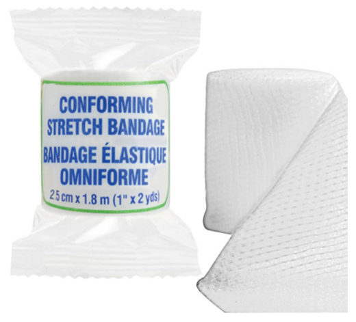 Conforming Stretch Bandage, 1" x 2 yds