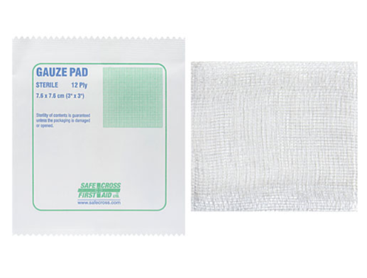 Gauze Pads, 3" x 3", Sterile - 2,400/Case