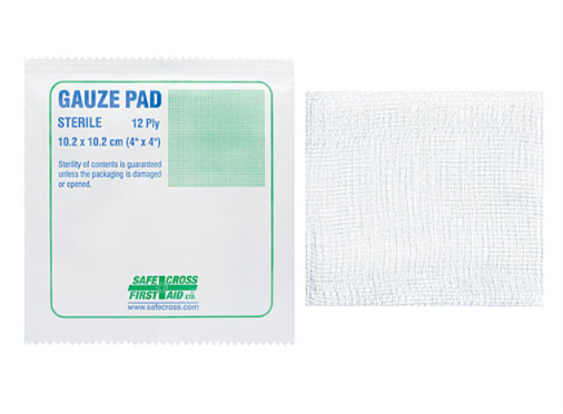 Gauze Pads 4" x 4" - 1,200/case