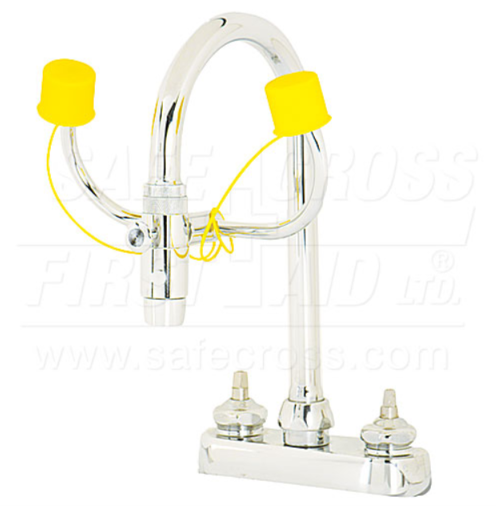 Eye Wash Faucet-Mounted Station