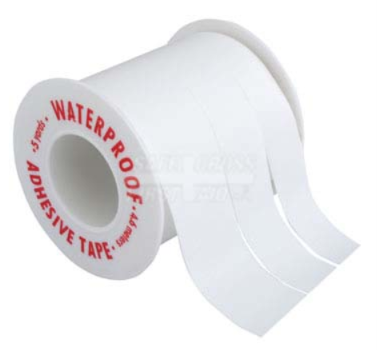 Tape, Waterproof, Vinyl/Cloth, Triple Cut x 5 yds - Spooled