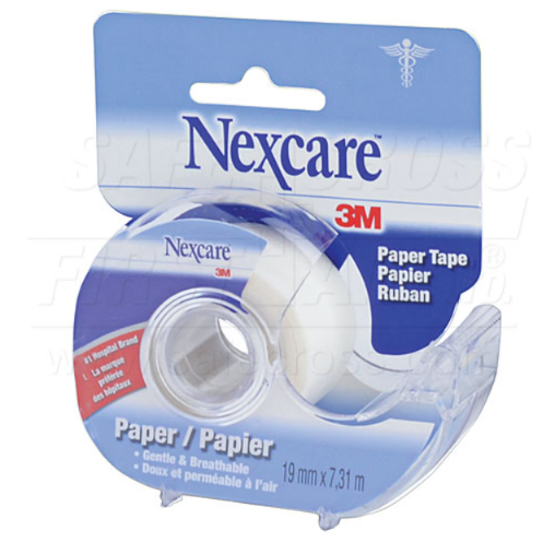 Micropore, Surgical Paper Tape, w/Dispenser - 1.9 cm x 7.3 m