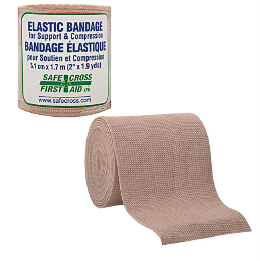 Rubber, Elastic Support/Compression Bandage - 2" x 1.9 yds