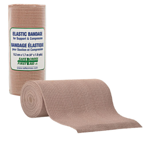 Rubber, Elastic Support/Compression Bandage - 4" x 1.9 yds