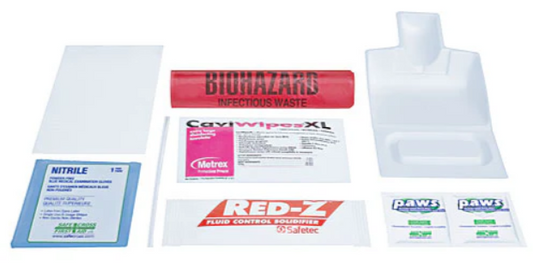 Biohazard Clean-Up Spill Kit, Standard