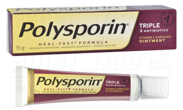 Polysporin, Triple Antibiotic Ointment, 15 g