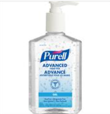 PURELL® Advanced Moisturizing Gel Hand Sanitizer; 236 mL (8 oz) Pump Bottle/EACH