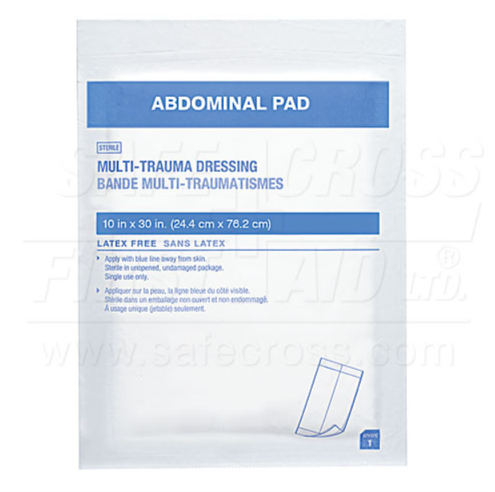 Trauma Dressing, 10" x 30", Sterile