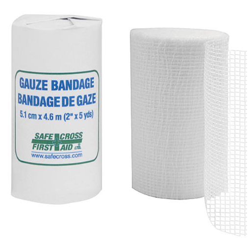 Gauze Bandage Roll - 2" x 5 yds