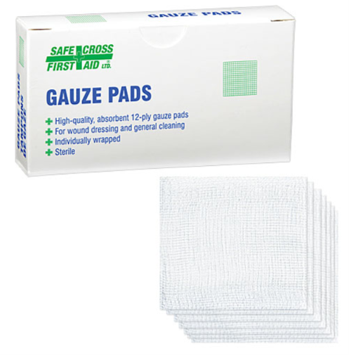 Gauze Pads, 2" x 2", Sterile - 6/Unit Box