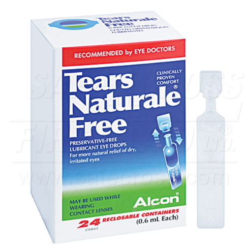 Tears Naturale Free, 0.6 mL - 24/Box