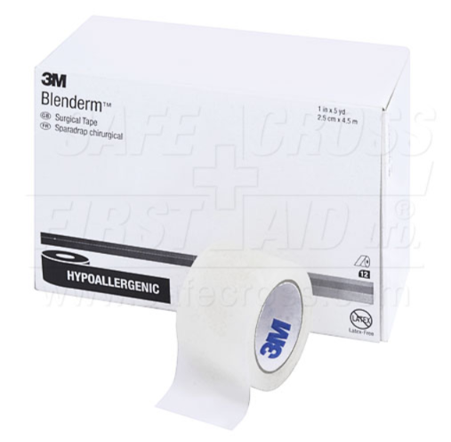 Blenderm, Surgical Plastic Tape, 1" x 5 yds - 12/Box